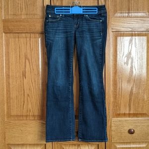 American Eagle Boot cut dark blue jeans